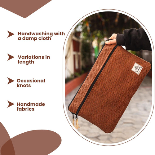 TruHemp Laptop Sleeve – Durable 14-Inch Laptop Cover with Zipper, Lightweight Water-Resistant Case for Travel & Work
