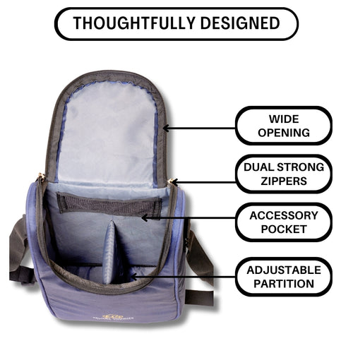 Outer Woods Nylon Insulated 2 Bottle Bag, 360° Insulation and Portable Padded Protection for Glass Bottles, Ideal for Carrying Wine, Beer, Whisky, Vodka, Soda, Juice, Milk and Water