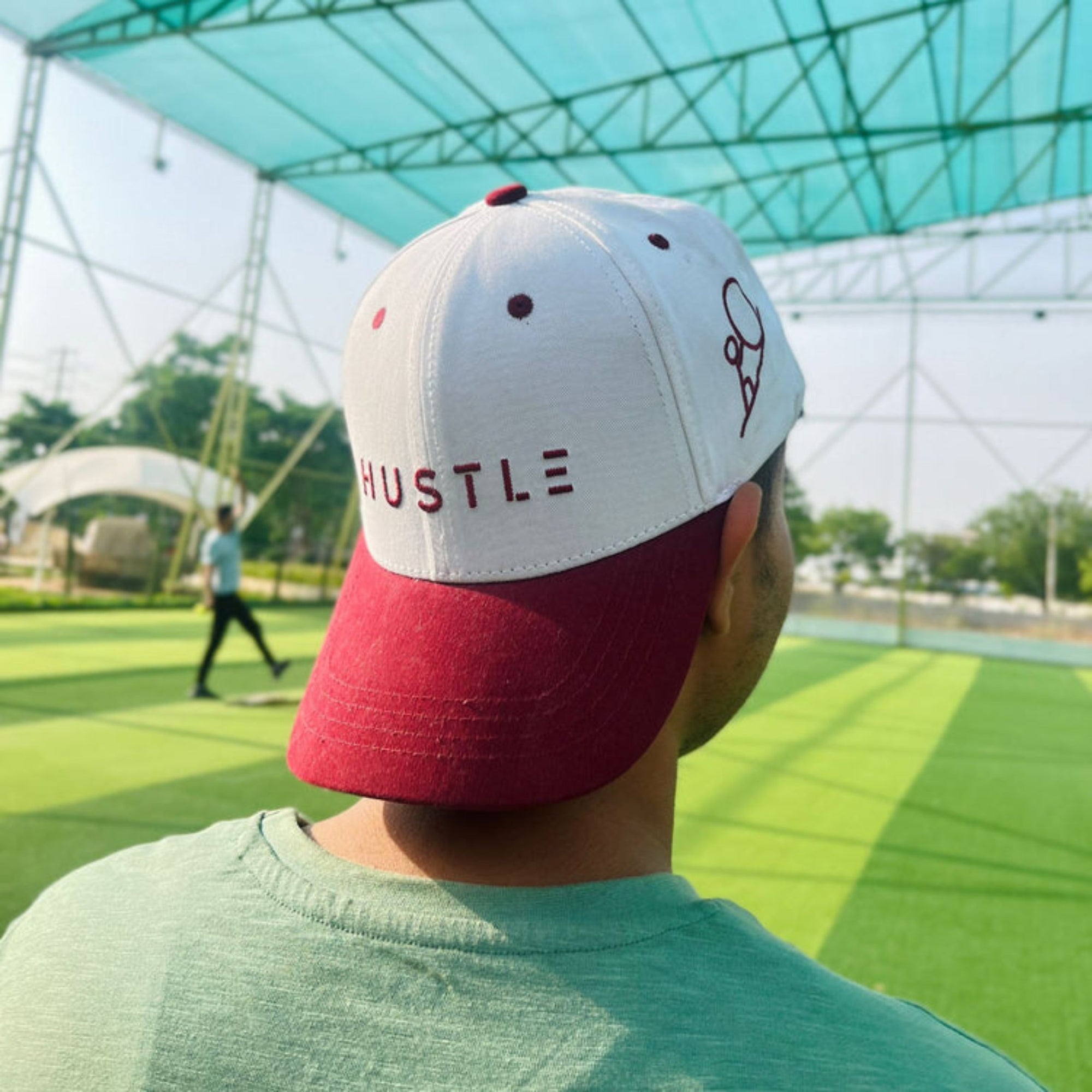One Word Men Cotton Baseball Cap Lightweight Adjustable Hat for Golf, Running, Outdoor Activities, Work (Grey & Black)