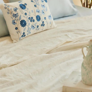 Holy Grail Homes 100% Cotton Bedspread with 2 Pillow Covers, Coverlet, Oeko-TEX Certified Luxuriously Soft Coverlet