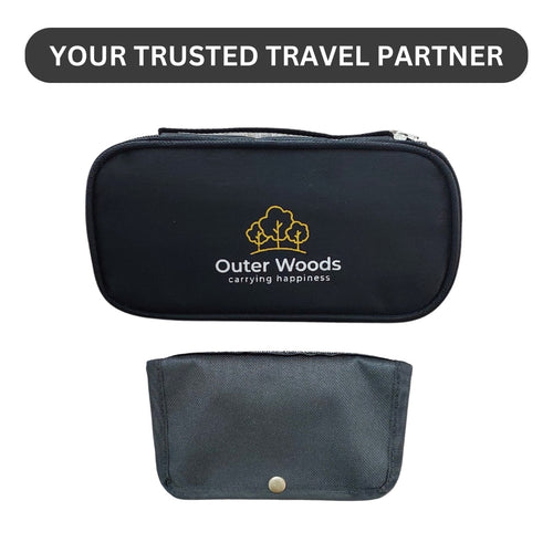 Outer Woods Insulin Cooling Travel Pouch with Two Ice Gel Packs, Cold Pack for Insulin, Insulin Carrier Bag, Keeps Insulin Safe and Cool for 6 to 8 Hours