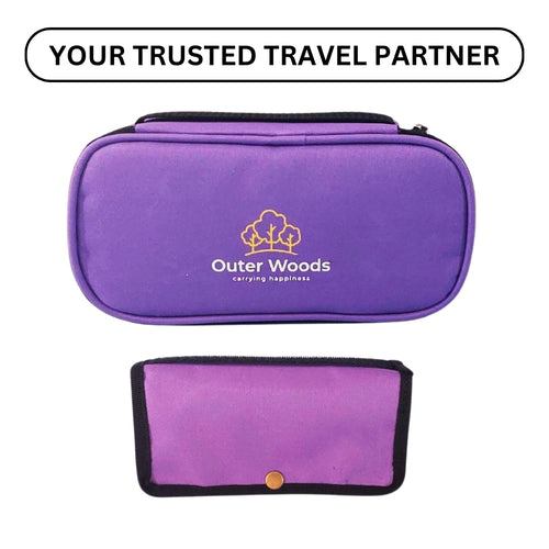 Outer Woods Insulin Cooling Travel Pouch with Two Ice Gel Packs, Cold Pack for Insulin, Insulin Carrier Bag, Keeps Insulin Safe and Cool for 6 to 8 Hours