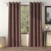 Casableu Herringbone Blackout Curtains for Bedroom & Living Room - 84 Inch Stone Color 2 Panel Set, Thermal Insulated to Reduce Heat Loss, Block Light, Save Energy, Noise Reducing Drapes