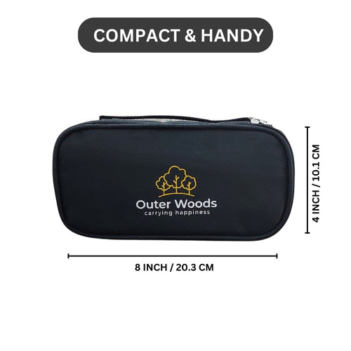 Outer Woods Insulin Cooling Travel Pouch with Two Ice Gel Packs, Cold Pack for Insulin, Insulin Carrier Bag, Keeps Insulin Safe and Cool for 6 to 8 Hours