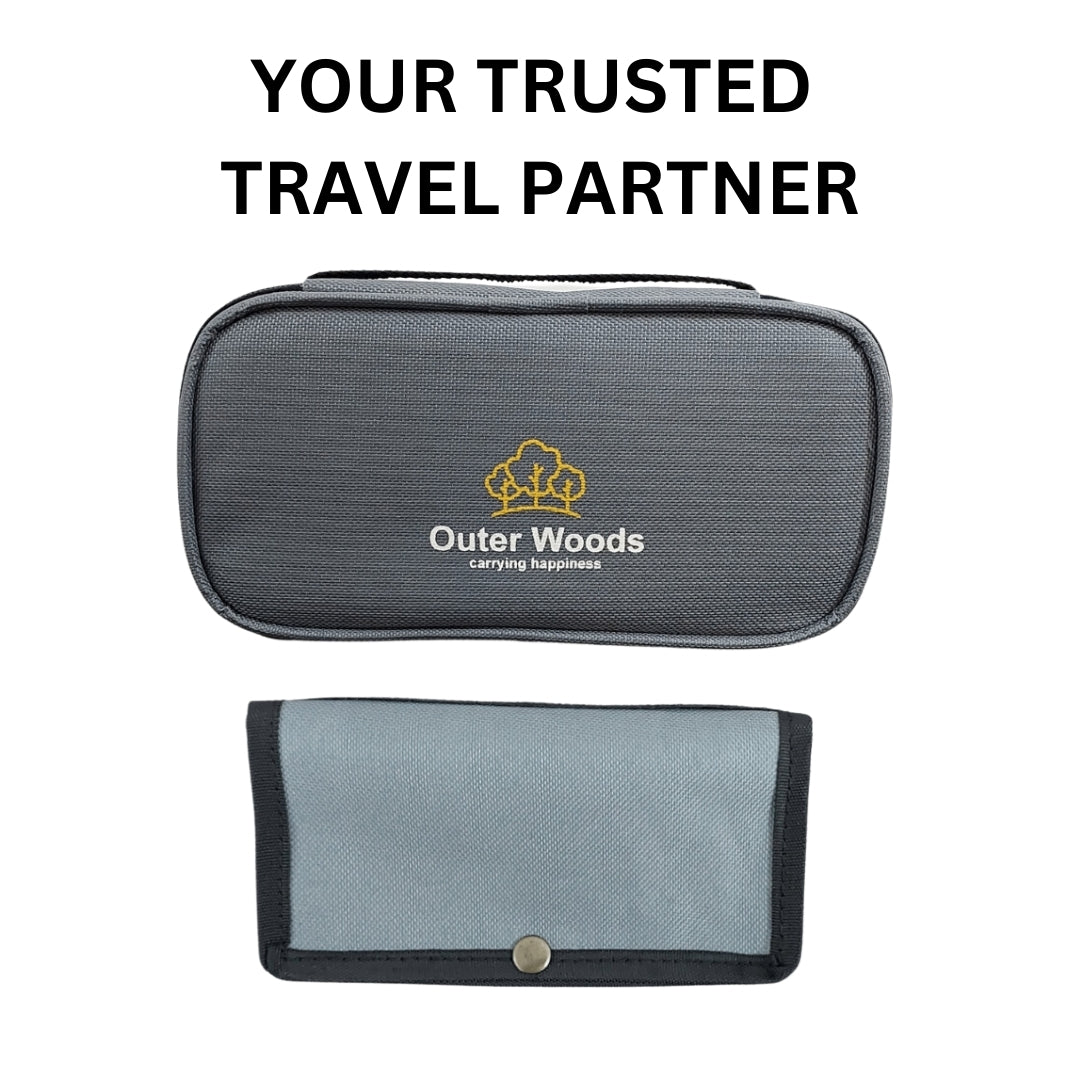 Outer Woods Insulin Cooling Travel Pouch with Two Ice Gel Packs, Cold Pack for Insulin, Insulin Carrier Bag, Keeps Insulin Safe and Cool for 6 to 8 Hours