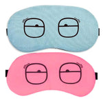 SuperGeneriX Printed Eye Mask For Sleeping Men Women With Cooling Gel For Night Deep Sleep, Dark Circles, Puffy Eye's, D